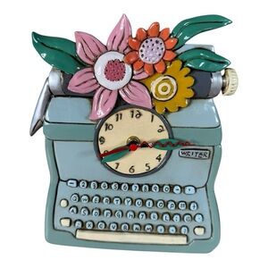 Whimsical‎ Typewriter Wall Clock